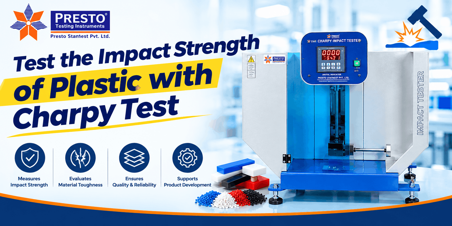 Test the Impact Strength of Plastic with Charpy Test
